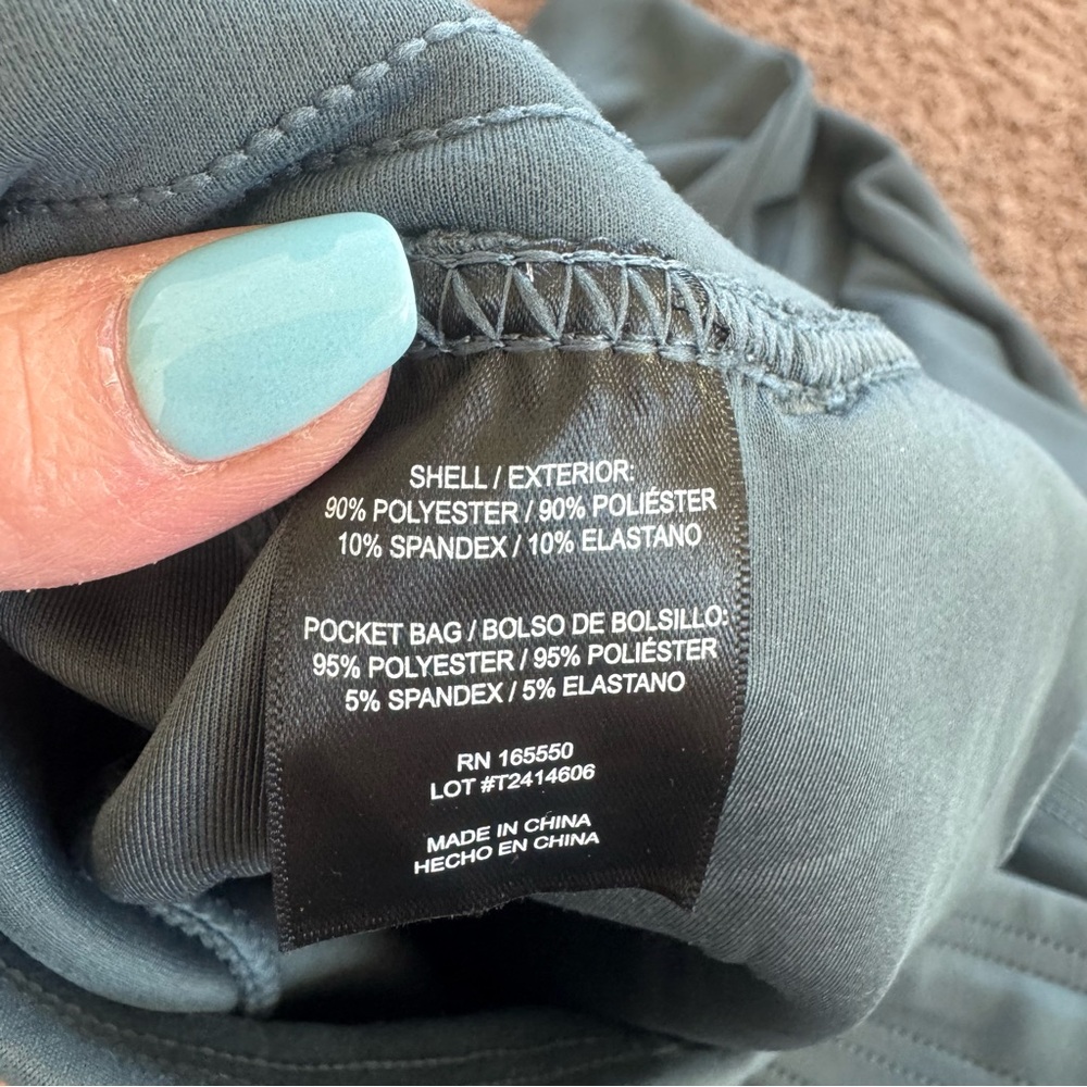 32 Degrees Heat Pants Blue Fleece Cargo Jogger Blue Green Scuba L - Picture 7 of 11
